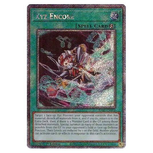 Xyz Encore RA02-EN059 card from the Yu-Gi-Oh! set 25th Anniversary Rarity Collection II