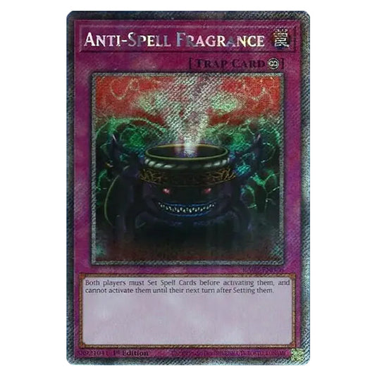 Anti-Spell Fragrance RA02-EN076 card from the Yu-Gi-Oh! set 25th Anniversary Rarity Collection II