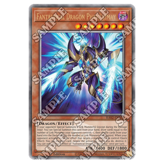 Fantastical Dragon Phantazmay (Alternate Art) RA02-EN013 card from the Yu-Gi-Oh! set 25th Anniversary Rarity Collection II