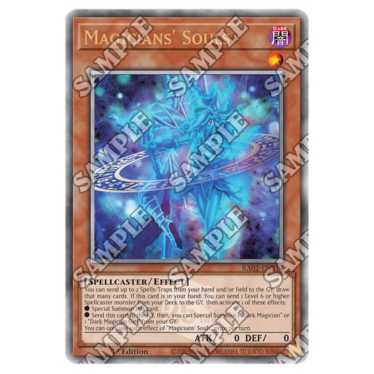 Magicians' Souls RA02-EN014 card from the Yu-Gi-Oh! set 25th Anniversary Rarity Collection II