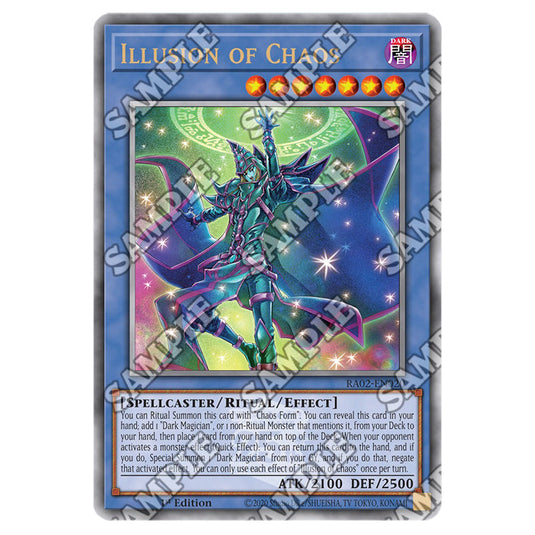 Illusion of Chaos RA02-EN020 card from the Yu-Gi-Oh! set 25th Anniversary Rarity Collection II