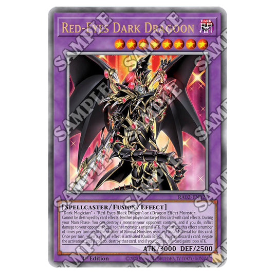 Red-Eyes Dark Dragoon RA02-EN021 card from the Yu-Gi-Oh! set 25th Anniversary Rarity Collection II