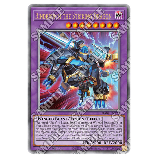 Rindbrumm the Striking Dragon RA02-EN025 card from the Yu-Gi-Oh! set 25th Anniversary Rarity Collection II