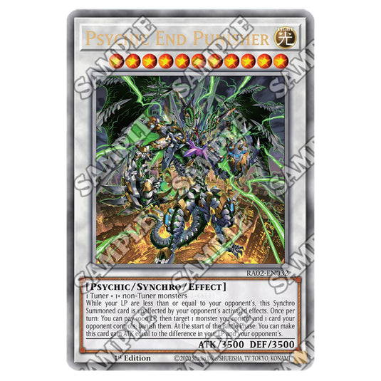 Psychic End Punisher RA02-EN032 card from the Yu-Gi-Oh! set 25th Anniversary Rarity Collection II