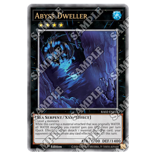 Abyss Dweller RA02-EN033 card from the Yu-Gi-Oh! set 25th Anniversary Rarity Collection II