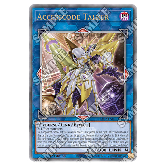 Accesscode Talker RA02-EN044 card from the Yu-Gi-Oh! set 25th Anniversary Rarity Collection II