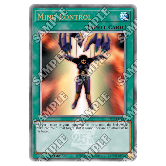 Mind Control RA02-EN046 card from the Yu-Gi-Oh! set 25th Anniversary Rarity Collection II