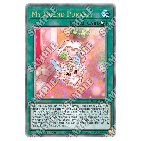 My Friend Purrely RA02-EN071 card from the Yu-Gi-Oh! set 25th Anniversary Rarity Collection II