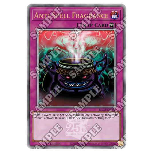 Anti-Spell Fragrance RA02-EN076 card from the Yu-Gi-Oh! set 25th Anniversary Rarity Collection II