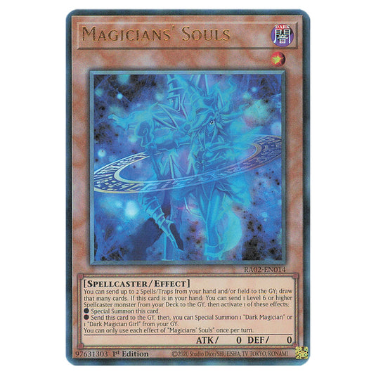 Magicians' Souls RA02-EN014 card from the Yu-Gi-Oh! set 25th Anniversary Rarity Collection II