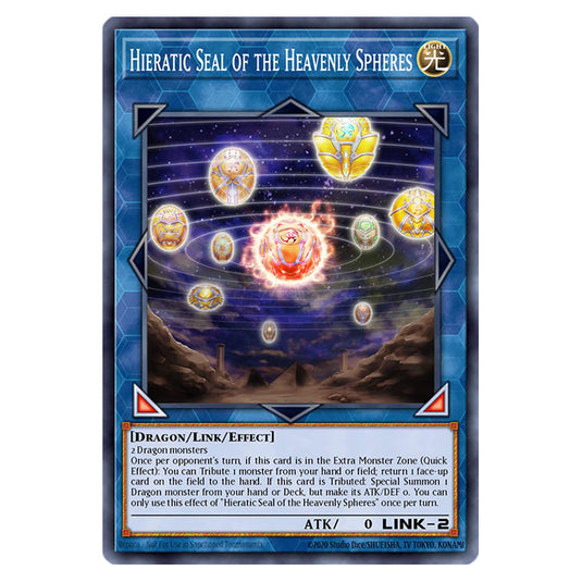 Hieratic Seal of the Heavenly Spheres RA02-EN039 card from the Yu-Gi-Oh! set 25th Anniversary Rarity Collection II