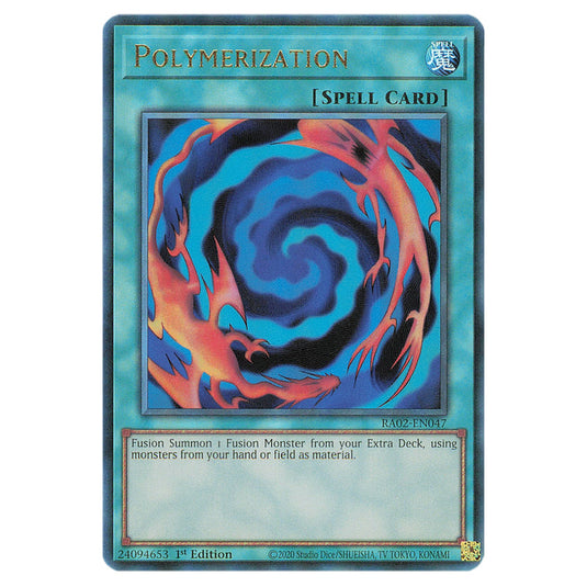 Polymerization RA02-EN047 card from the Yu-Gi-Oh! set 25th Anniversary Rarity Collection II