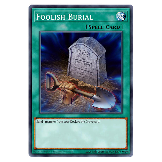 Foolish Burial RA02-EN049 card from the Yu-Gi-Oh! set 25th Anniversary Rarity Collection II