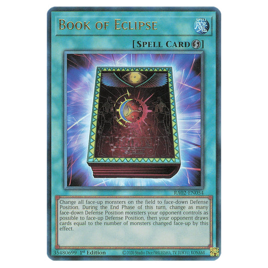 Book of Eclipse RA02-EN054 card from the Yu-Gi-Oh! set 25th Anniversary Rarity Collection II