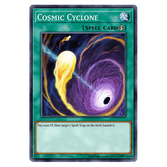 Cosmic Cyclone RA02-EN061 card from the Yu-Gi-Oh! set 25th Anniversary Rarity Collection II