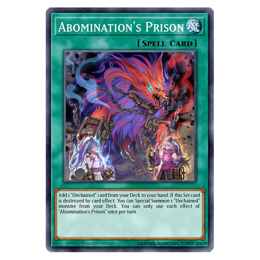 Abomination's Prison RA02-EN064 card from the Yu-Gi-Oh! set 25th Anniversary Rarity Collection II