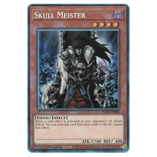 Skull Meister RA02-EN005 card from the Yu-Gi-Oh! set 25th Anniversary Rarity Collection II