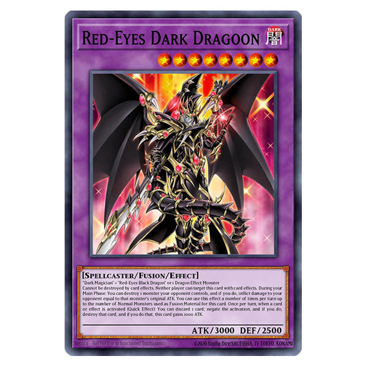 Red-Eyes Dark Dragoon RA02-EN021 card from the Yu-Gi-Oh! set 25th Anniversary Rarity Collection II