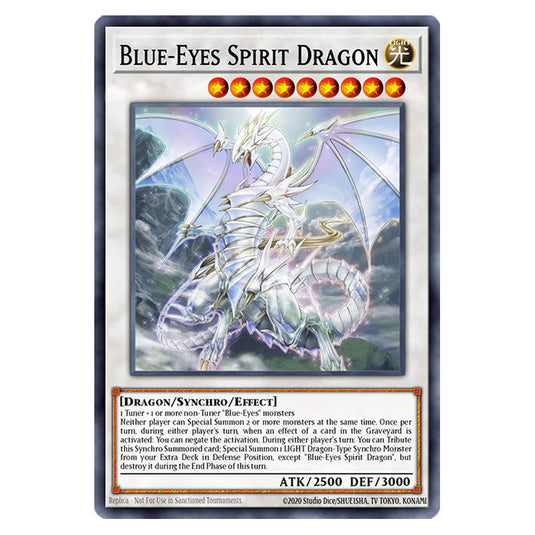 Blue-Eyes Spirit Dragon RA02-EN030 card from the Yu-Gi-Oh! set 25th Anniversary Rarity Collection II