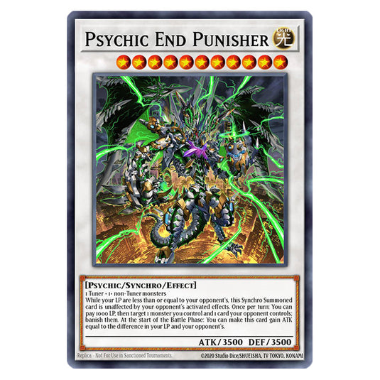 Psychic End Punisher RA02-EN032 card from the Yu-Gi-Oh! set 25th Anniversary Rarity Collection II