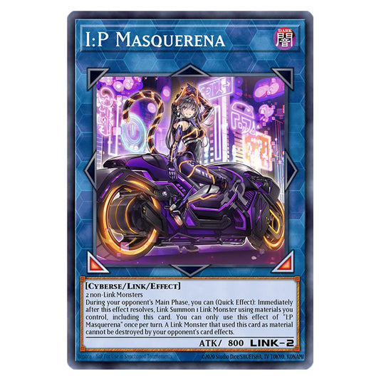 I:P Masquerena (Alternate Art) RA02-EN042 card from the Yu-Gi-Oh! set 25th Anniversary Rarity Collection II