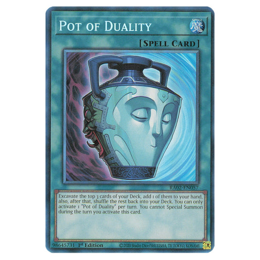 Pot of Duality RA02-EN057 card from the Yu-Gi-Oh! set 25th Anniversary Rarity Collection II