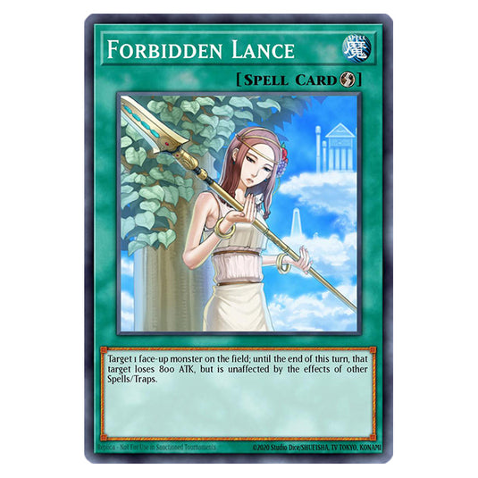 Forbidden Lance RA02-EN058 card from the Yu-Gi-Oh! set 25th Anniversary Rarity Collection II