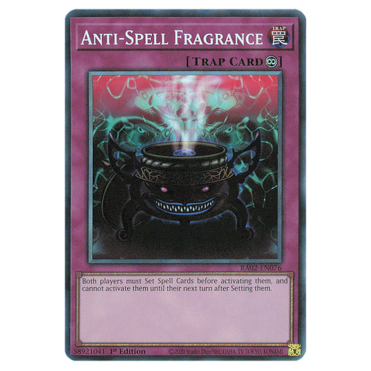 Anti-Spell Fragrance RA02-EN076 card from the Yu-Gi-Oh! set 25th Anniversary Rarity Collection II