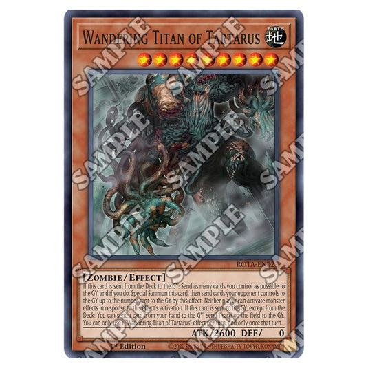 Wandering Titan of Tartarus ROTA-EN021 card from the Yu-Gi-Oh! set Rage of the Abyss