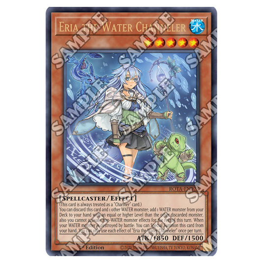 Eria the Water Channeler ROTA-EN023 card from the Yu-Gi-Oh! set Rage of the Abyss