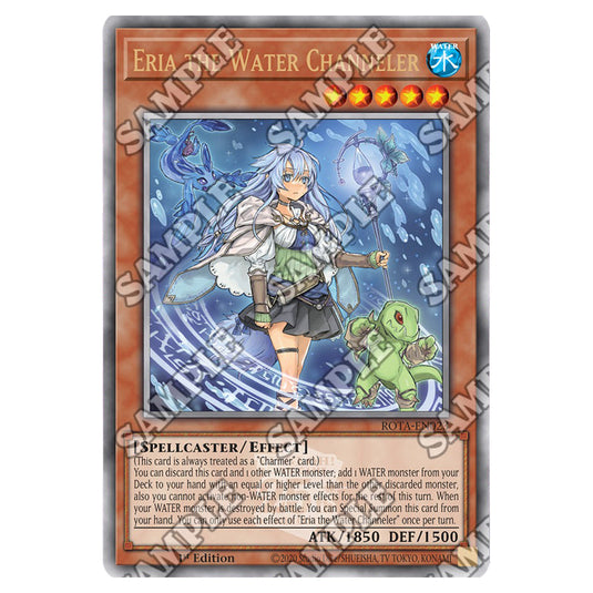 Eria the Water Channeler ROTA-EN023a card from the Yu-Gi-Oh! set Rage of the Abyss