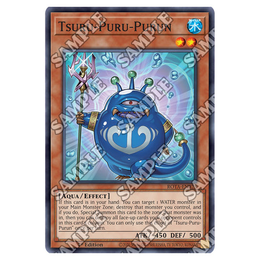 Tsuru-Puru-Purun ROTA-EN025 card from the Yu-Gi-Oh! set Rage of the Abyss