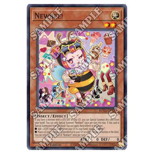 Newbee! ROTA-EN029 card from the Yu-Gi-Oh! set Rage of the Abyss