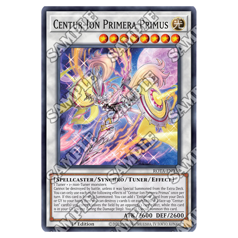 Primera Primus Yu-Gi-Oh! - Rage of the Abyss - Centur-Ion Primera Primus (Super Rare)