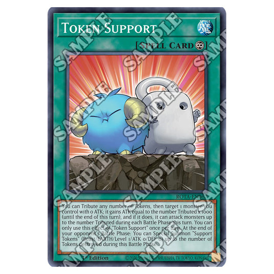 Token Support ROTA-EN067 card from the Yu-Gi-Oh! set Rage of the Abyss