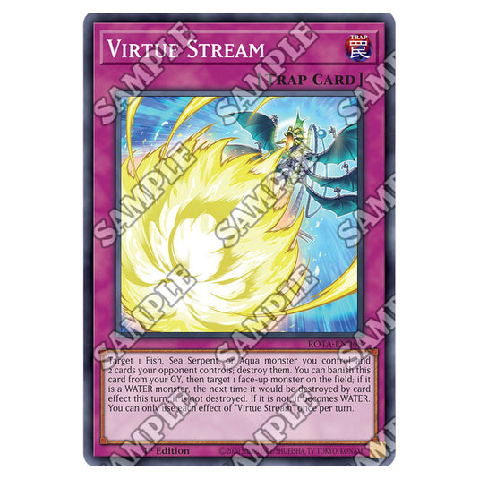Yu-Gi-Oh! - Rage of the Abyss - Virtue Stream (Common) ROTA-EN068 Yu-Gi-Oh! - Rage of the Abyss - Virtue Stream (Common) ROTA-EN068