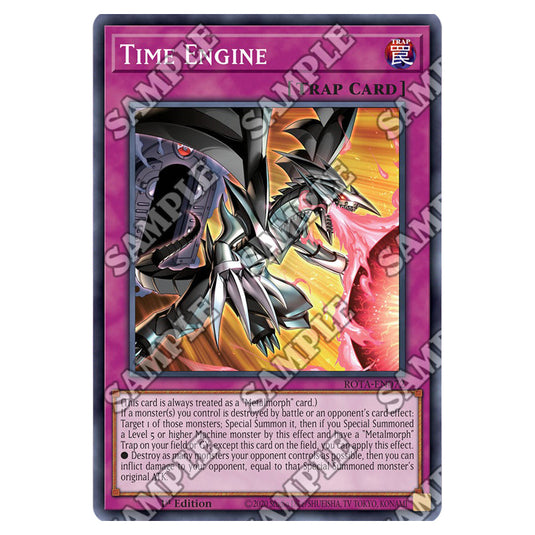 Time Engine ROTA-EN072 card from the Yu-Gi-Oh! set Rage of the Abyss