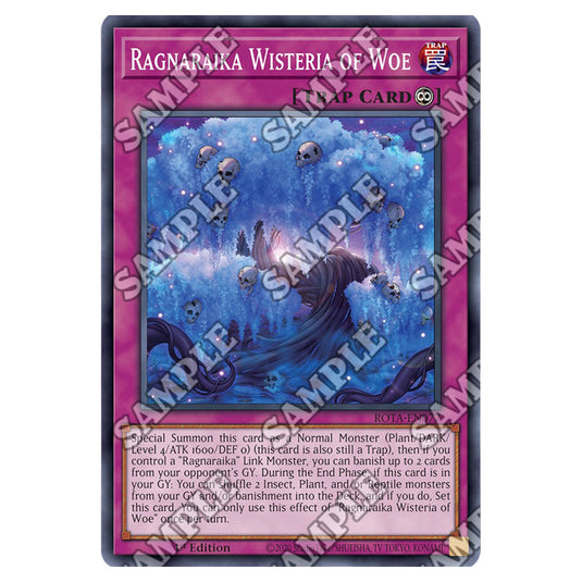 Ragnaraika Wisteria of Woe ROTA-EN077 card from the Yu-Gi-Oh! set Rage of the Abyss