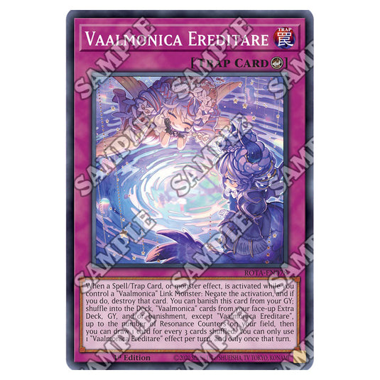 Vaalmonica Ereditare ROTA-EN078 card from the Yu-Gi-Oh! set Rage of the Abyss