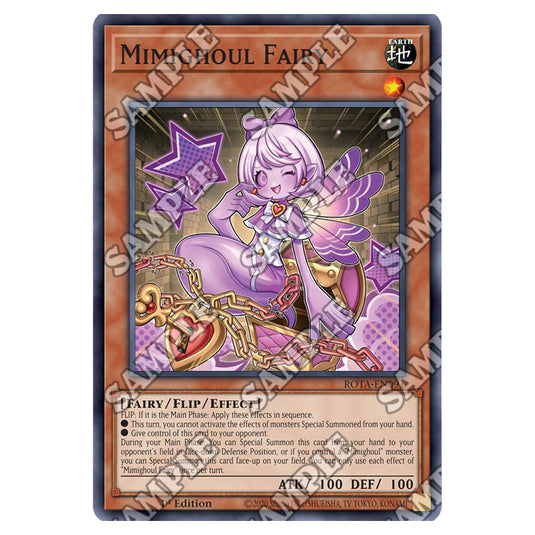 Mimighoul Fairy ROTA-EN091 card from the Yu-Gi-Oh! set Rage of the Abyss