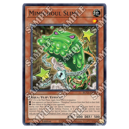 Yu-Gi-Oh! - Rage of the Abyss - Mimighoul Slime (Super Rare) ROTA-EN092 Yu-Gi-Oh! - Rage of the Abyss - Mimighoul Slime (Super Rare) ROTA-EN092