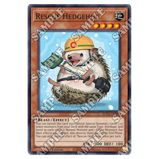 Yu-Gi-Oh! - Rage of the Abyss - Rescue Hedgehog (Super Rare) ROTA-EN09 Yu-Gi-Oh! - Rage of the Abyss - Rescue Hedgehog (Super Rare) ROTA-EN09