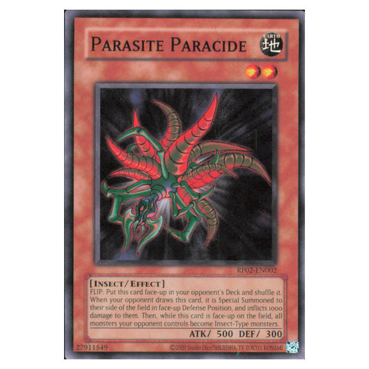 Parasite Paracide RP02-EN002 card from the Yu-Gi-Oh! set Retro Pack 2 (2025)