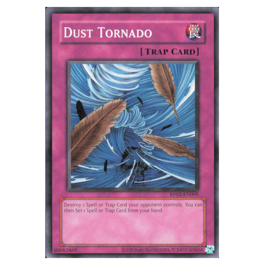 Dust Tornado RP02-EN005 card from the Yu-Gi-Oh! set Retro Pack 2 (2025)