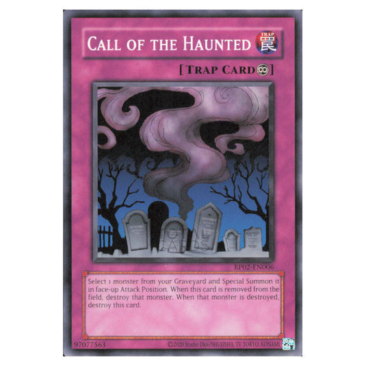 Call of the Haunted RP02-EN006 card from the Yu-Gi-Oh! set Retro Pack 2 (2025)