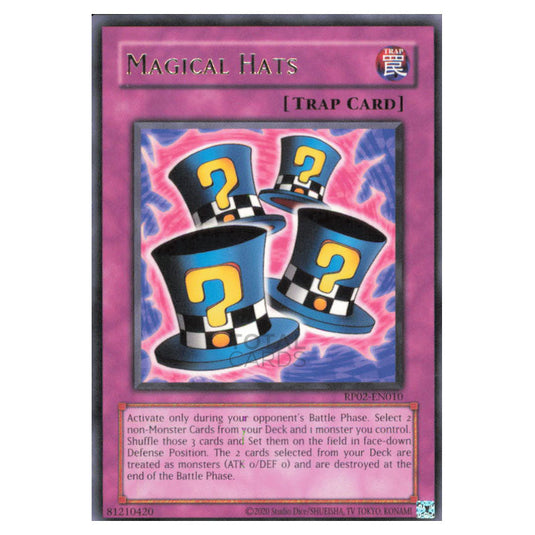 Magical Hats RP02-EN010 card from the Yu-Gi-Oh! set Retro Pack 2 (2025)