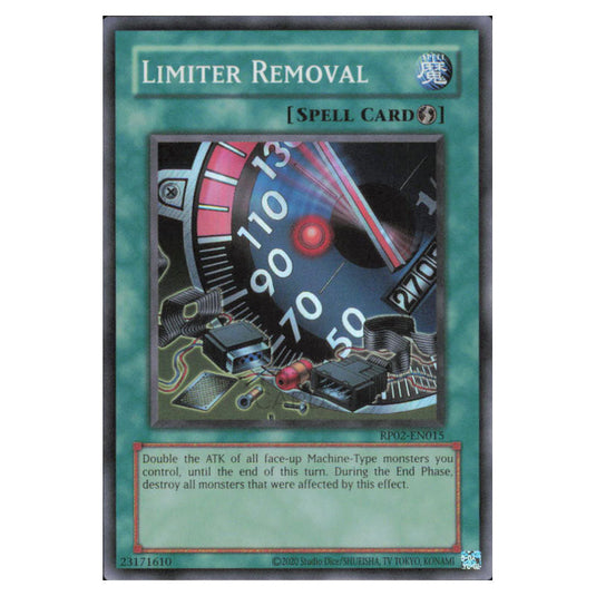 Limiter Removal RP02-EN015 card from the Yu-Gi-Oh! set Retro Pack 2 (2025)