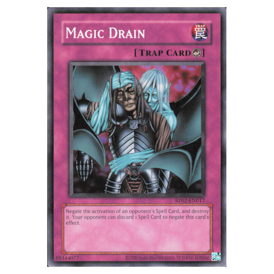 Magic Drain RP02-EN017 card from the Yu-Gi-Oh! set Retro Pack 2 (2025)