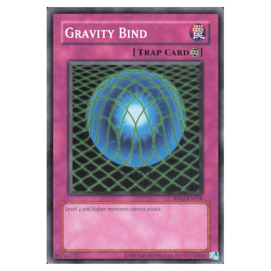 Gravity Bind RP02-EN018 card from the Yu-Gi-Oh! set Retro Pack 2 (2025)