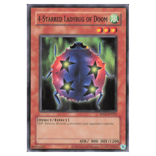 4-Starred Ladybug of Doom RP02-EN022 card from the Yu-Gi-Oh! set Retro Pack 2 (2025)